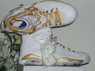 NIKE AIR JORDAN 6 s ONLY GOLDEN MOMENT MENS SIZE US 10, AND 11