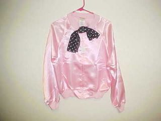   10 PINK LADY Jacket 50s PARTY new CHEST 38 BLACK Polka DOT Scarf
