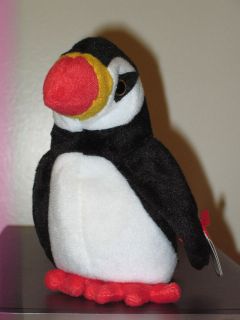 Ty PUFFER the Puffin Bird Beanie Baby ~ MINT TAGS ~ RETIRED