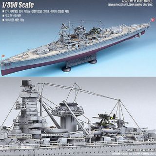 ACADEMY ]Toy Ship 1/350 ADMIRAL_GRAFSPEE Kit Model Battle battleship