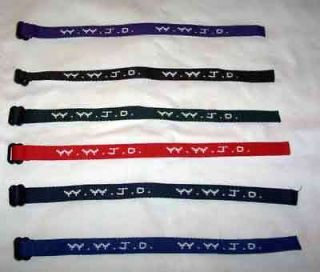 Newly listed 12 WWJD Bracelets Religious Christian Wholesale NIP