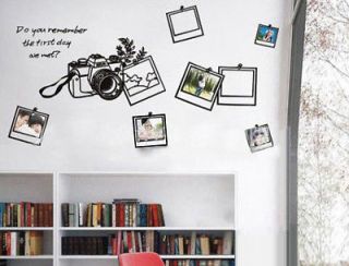   Photo Frame Wall Stickers Decals Wallpaper Art Removable Home Decor