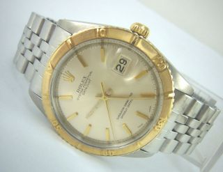 ROLEX Oyster Datejust Turnograph S/S & Gold Watch. Reference 1625 