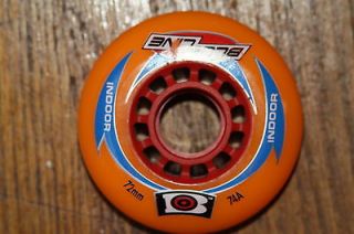 Blue Line indoor inline replacement Hockey Wheel 72mm x 74a new w/out 