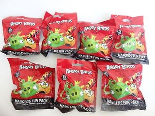   OF ANGRY BIRDS HANGERS BACKPACK CLIPS KEY RINGS FIGURES New Unopened