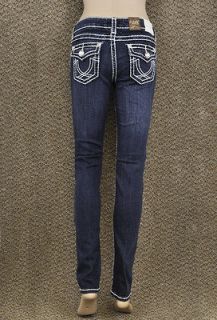   LA Idol Jeans Size 0 15 Classic White Stitching and Rhinestone Buttons