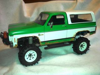 CHEVY BLAZER SCALE RUSTED CRAWLER BODY 1/10 RC4WD REAL RUST OLD AXIAL 
