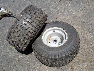Pair of Carlisle Riding Mower Tires and Rims, Size 18 x 8.50 x 8 