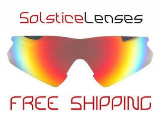 SL RAINBOW RED FIRE MIRROR Replacement Lens for Oakley M FRAME 2.0 