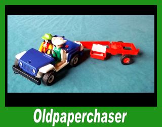 Playmobil Vintage Jeep and Trailer