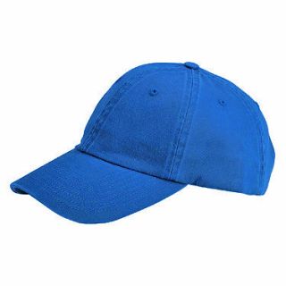 NEW PLAIN LOW PROFILE BASEBALL HAT CAP ADJUSTABLE STRAP ROYAL BLUE