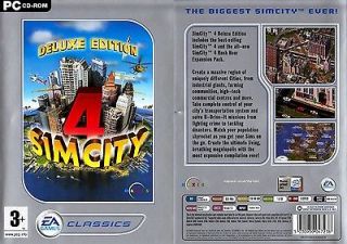   Deluxe (Sim City IV) + Rush Hour Exp; (PC) Windows 7, Vista, XP