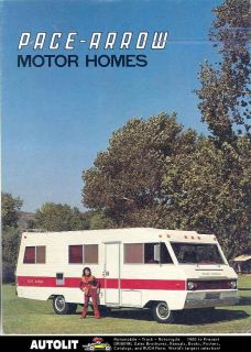 1973 Fleetwood Pace Arrow Motorhome RV Dodge Brochure