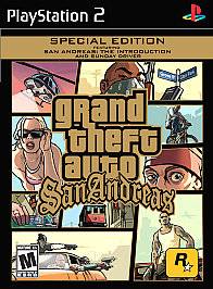 Grand Theft Auto San Andreas Special Edition Sony PlayStation 2, 2005 