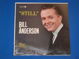 BILL ANDERSON Still From A Jack To A King 1963 NM LP