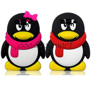   2x Penguin soft Silicone Case Cover Skin for Samsung I9300 Galaxy S3
