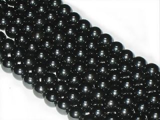 500 PCS Lot Black Magnetic Hematite Beads Ball/Round 8mm