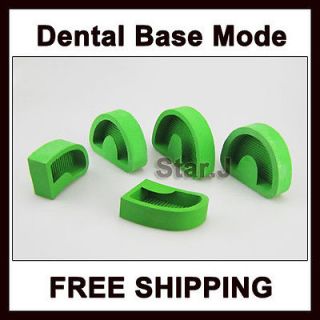 New Dental Lab Plaster Model Base Molds 5 pcs   