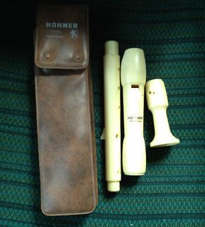 HOHNER Alto Recorder Flute 9576 Made in Germany     White