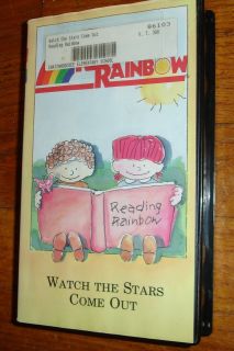 Used Reading Rainbow Episode VHS Watch the Stars Come Out