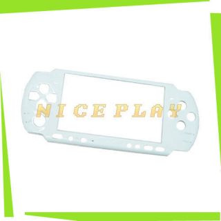 New FRONT FACEPLATE SHELL CASE Cover FOR SONY PSP 3000 3001 3006 WHITE