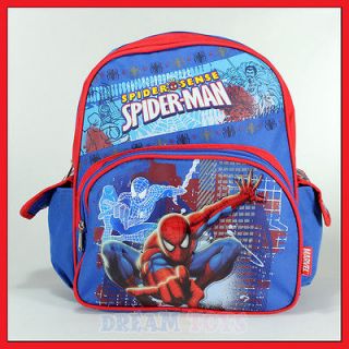 12 Marvel Spider Man Outline Toddler Backpack   Small Book Bag