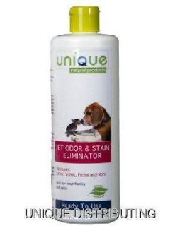 Unique Pet Odor Stain Remover Cleaner Urine Feces Dog Cat Safe Enzyme 