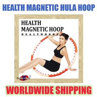 NEW Health Magnetic Weighted Hula Hoop Hoola for Exercise Fitness 