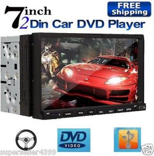   Din 7 Touch Screen Car Stereo DVD Player Radio Hitachi CD Head