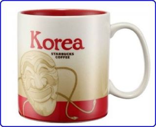 STARBUCKS Mug City Collector Series KOREA Mask MUG CUP 16oz   Best 
