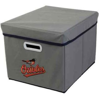 Baltimore Orioles Stackable Fabric Storage Cube   Gray