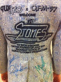 1978 Rolling Stones Tour Jacket Tux Coat Autographed Keith Richards 