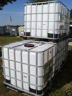 275 Gallon storage tank tote Diesel WVO Rain Collection