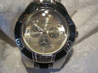   FONDINI BRAND WATCH NEW BATTERY STAINLESS STEEL BAND GREAT CONDITION