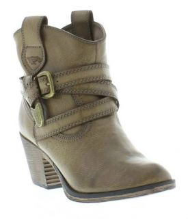 Rocket Dog Boots Genuine Satire Womens Ankle Boot Taupe Sizes UK 4   8