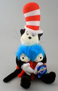 Cat in the Hat 24 Plush Toy Hugging Thing 1 2 Figures Dr. Seuss 