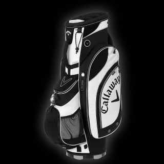 Callaway Golf Org. 7 Lightweight Black/White Cart Bag 7 Way Divider 9 