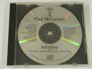 Paul McCartney CD Single BIRTHDAY PROMO