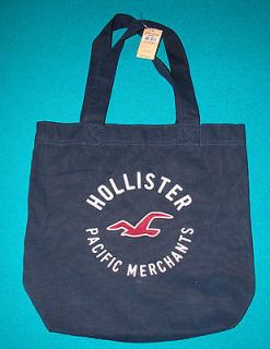 Hollister Cali Seagull Logo Tote Bag ~ Book Bag ~ Beach Bag   NWT