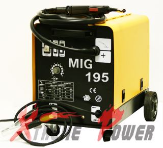 Wire Auto Feed 180AMP MIG 195 110V Flux Core Welding Machine Gas No 
