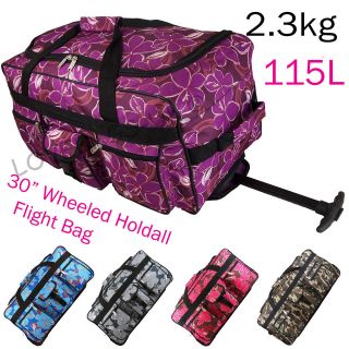 Large 30 Wheeled Holdall Travel Luggage Suitcase Bag