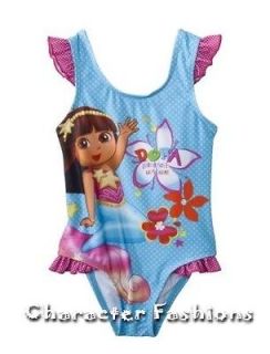 Dora The Explorer Swimsuit Size 2T 3T 4T 5T Bathing Swim Suit