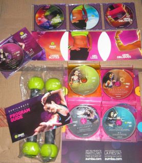 NEW ZUMBA EXHILARATE BODY SHAPING SYSTEM DVD TARGET ZONE DVD SOLD 