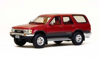 43 HI STORY TOYOTA HILUX SURF 4RUNNER 4WD RED resin scale model car