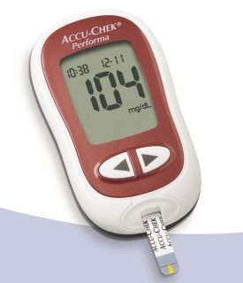 Accu Chek Check Performa Kit Glucometer Sign Diabetic Diet Symptoms 