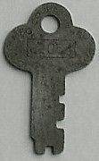 Vintage Long MFG Co. 22054 Trunk Key Long Lock 22054