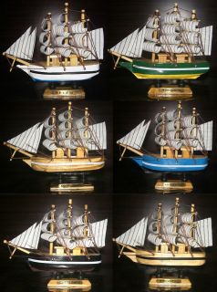 pcs NEW 5.2 Vintage Wooden Ship Model Pirate Sailing Boats Toy 