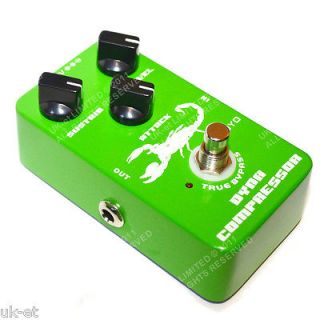   JF10 Dynamic Compressor Guitar Effect pedal Attack Sustain True Bypass