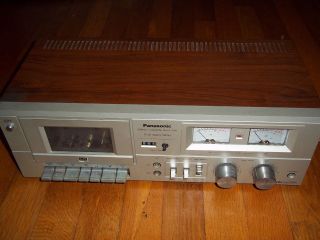 Vintage Panasonic Stereo Cassette Deck 608 still works fine
