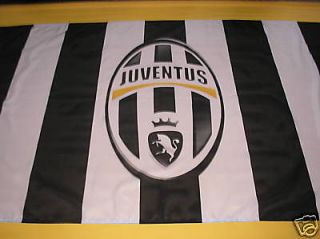 JUVENTUS FC OFFICIAL TEAM FLAG FOOTBALL SOCCER CLUB ITALY ITALIAN 
